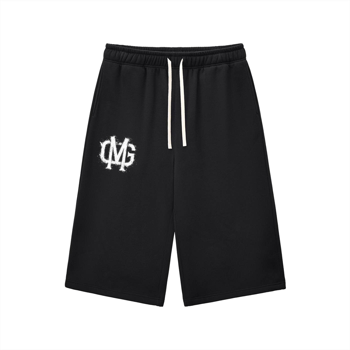 Black Three-quarter Shorts